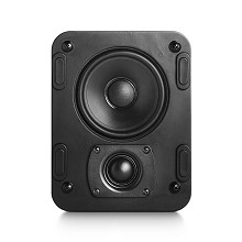 MKS-IW5 In Ceiling Or In Wall Speakers, Black With White Paintable Grille: Each